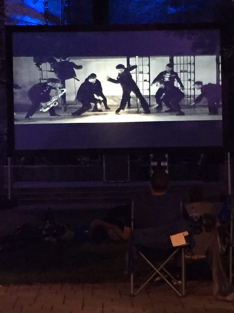 Jail House Rock playing at the Carolina Theatre Park during our event, Movies Under the Stars - 2017